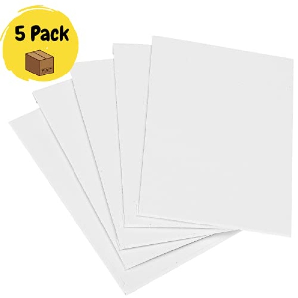 Mr. Pen- Cotton Canvas Panels, 5 Pack, 5x7 Inch, Triple Primed for Oil & Acrylic Paints, Canvas Boards for Painting, Painting, Drawing & Art Supplies, Blank Canvas for Painting, 3mm Thickness. - Image 8