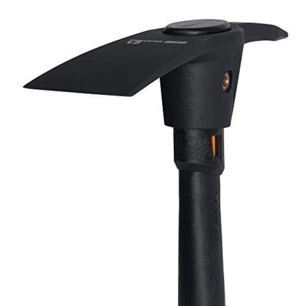 Fiskars 751220-1001 Pro IsoCore Pick/Mattock, 1.5 lb, Orange/Black - Image 10