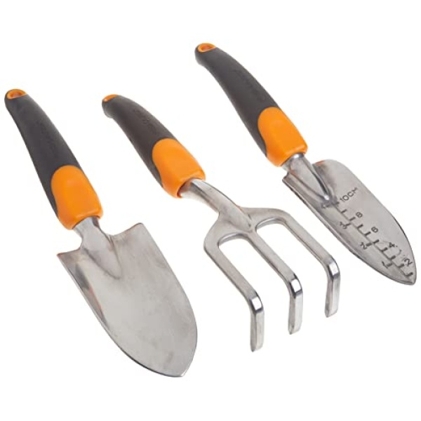 Fiskars 384490-1001 Ergo Garden Tool Set, Regular Package, Black/Orange - Image 5