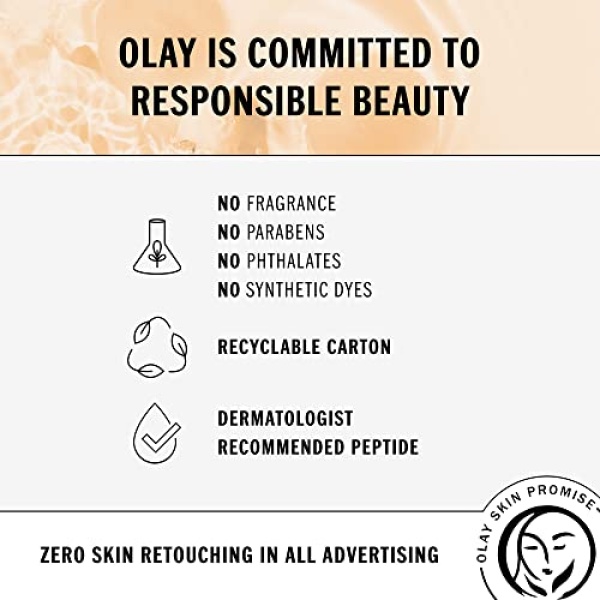 Olay Vitamin C + Peptide 24 Eye Cream, Fragrance-Free, 0.5 oz + Whip Face Moisturizer Travel/Trial Size Gift Set - Image 4