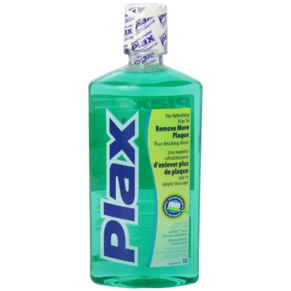 Plax Advanced PreBrushing Dental Rinse, Soft Mint, 24 Ounce - Image 4