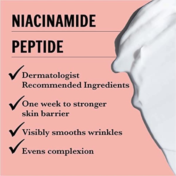 Olay Regenerist Niacinamide + Peptide 24 Hydrating Face Moisturizer with Vitamin B3 for Stronger Skin Barrier 1.7 oz, includes Whip Travel Size for Dry Skin - Image 4