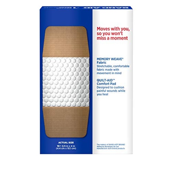 BAND-AID Flexible Fabric Bandages, Extra Large 10 ea - Image 12