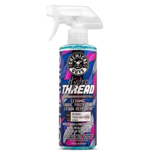 Chemical Guys SPI22616 HydroThread Ceramic Fabric Protectant & Stain Repellent (Works on Fabric, Carpet & Upholstery), 16 oz.