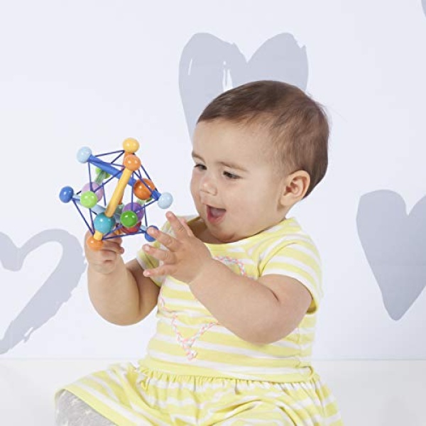 Manhattan Toy Skwish Color Burst Rattle and Teether Grasping Activity Toy - Image 4