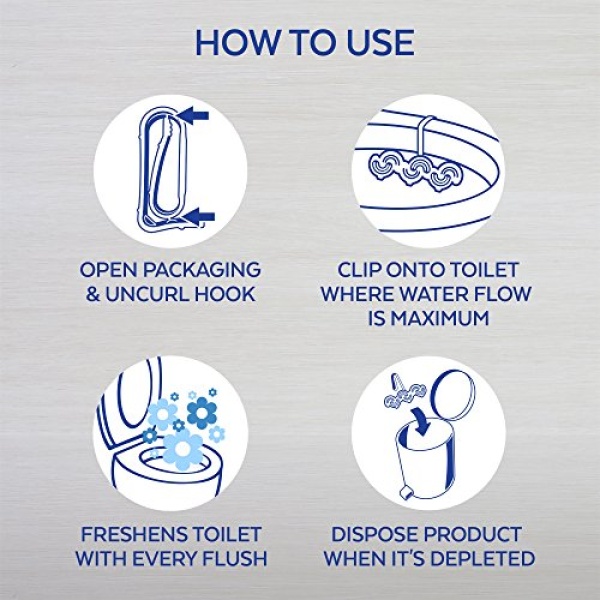 Lysol Power & Fresh 6 Automatic Toilet Bowl Cleaner, Forest Rain, 1 ct - Image 4