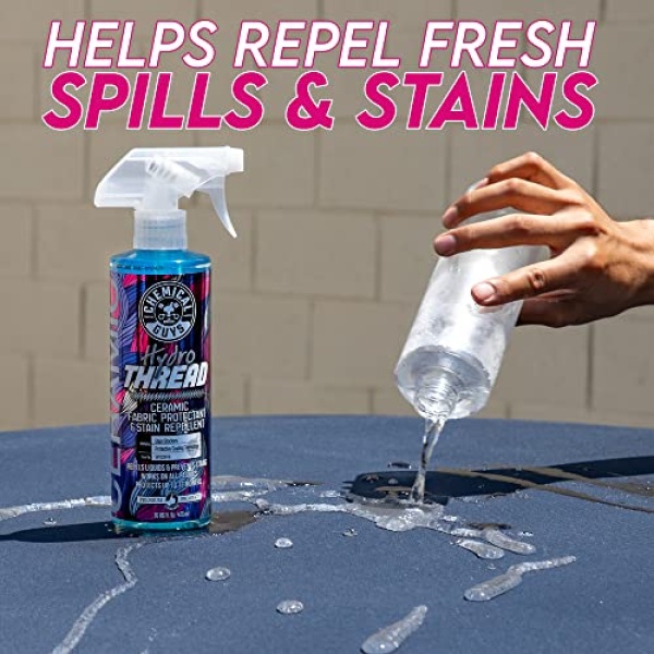 Chemical Guys SPI22616 HydroThread Ceramic Fabric Protectant & Stain Repellent (Works on Fabric, Carpet & Upholstery), 16 oz. - Image 8