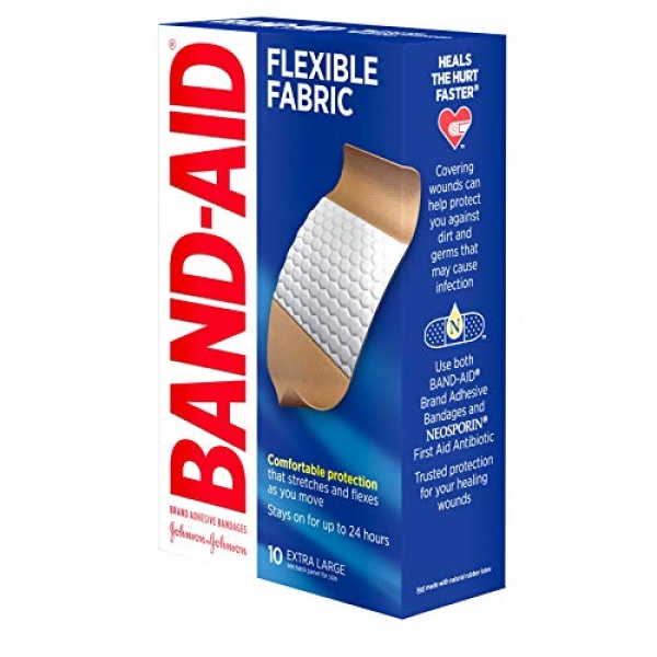 BAND-AID Flexible Fabric Bandages, Extra Large 10 ea - Image 2