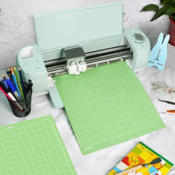 Cutting Mat for Cricut 8 Pack 12x12 Inch Standard Green Grip Adhesive Sticky Non-Slip Durable Mat for Cricut Explore One/Air/Air 2/Maker Cut Mats Replacement Accessories - Image 5