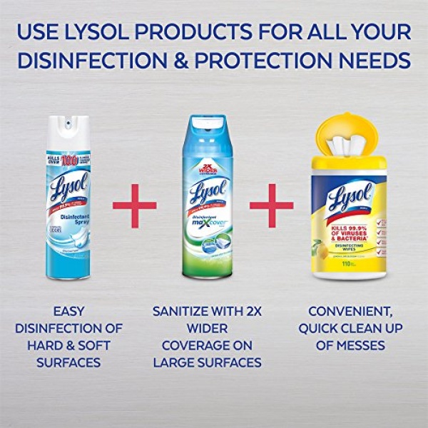 Lysol Disinfectant Wipes, Multi-Surface Antibacterial Cleaning Wipes, For Disinfecting and Cleaning, Lemon and Lime Blossom, 80 Count (Pack of 2)​ - Image 4