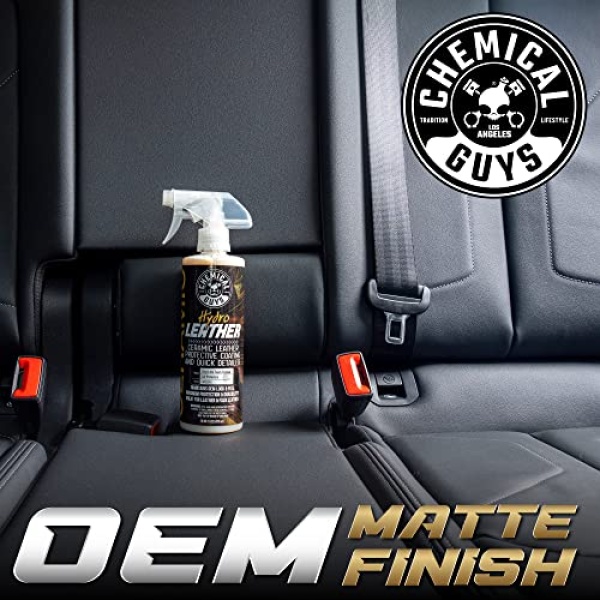 Chemical Guys SPI22916 HydroLeather Ceramic Leather Protective Coating for Car Interiors, Furniture, Apparel, Boots, and More (Works on Natural, Synthetic, Pleather, Faux Leather and More) (16 fl oz) - Image 5