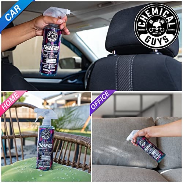 Chemical Guys SPI22616 HydroThread Ceramic Fabric Protectant & Stain Repellent (Works on Fabric, Carpet & Upholstery), 16 oz. - Image 10