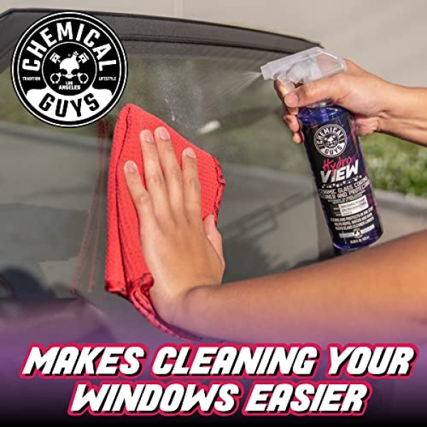 Chemical Guys CLD30116 HydroView Ceramic Glass Cleaner, Water Repellent & Protective Coating (Works on Glass, Windows, Mirrors, Navigation Screens & More; Car, Truck, SUV and Home Use), 16 fl oz - Image 3