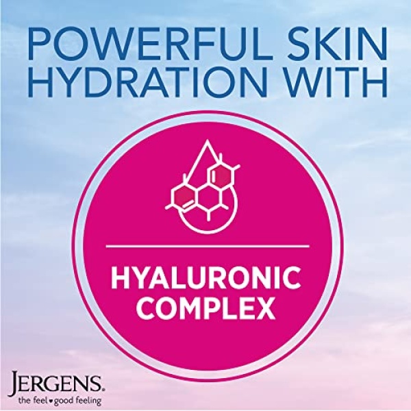 Jergens Cloud Creme Breathable Body Lotion, Fast-Absorbing Hydrating Moisturizer, Paraben-Free, with Hyaluronic Complex, Non-Greasy Application, 13 oz - Image 12