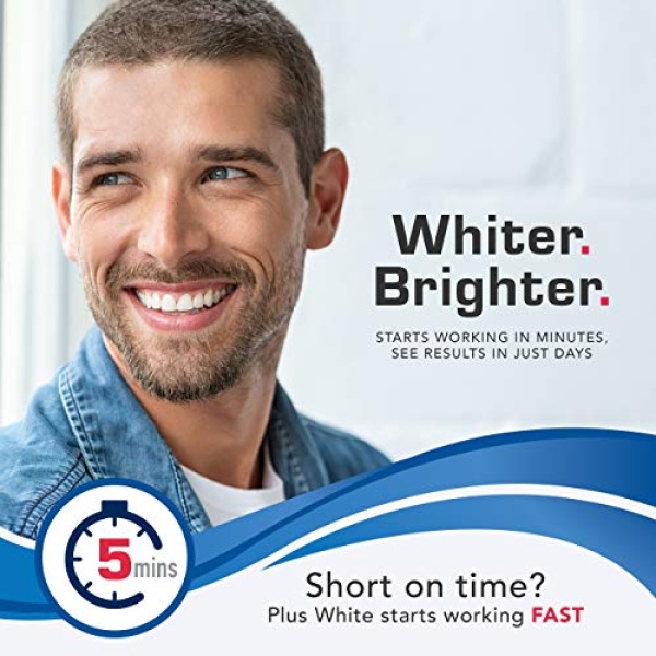 Plus White Speed Whitening Gel - 5 Minute Results - Professional at Home Teeth Whitening w/ Dentist Approved Ingredient & Tooth Stain Remover (2 oz) - Image 7