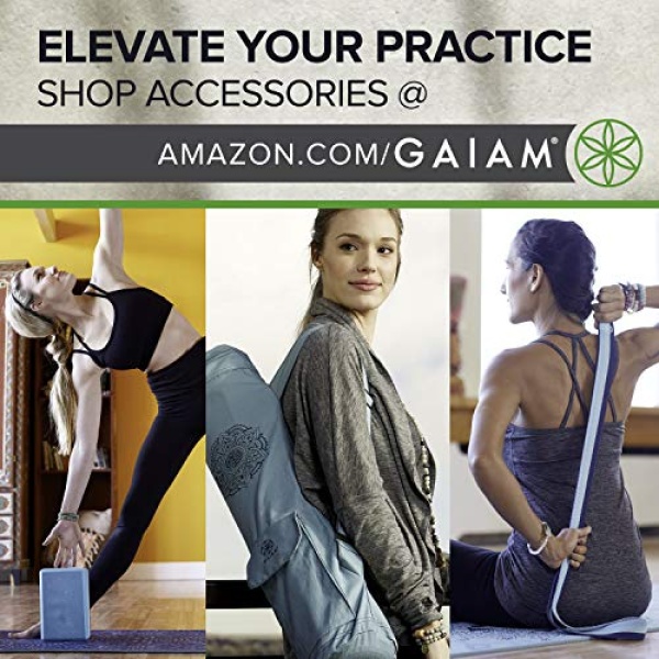 Gaiam Yoga Mat Cork - Great for Hot Yoga, Pilates (68-Inch x 24-Inch x 5mm Thick) - Image 2