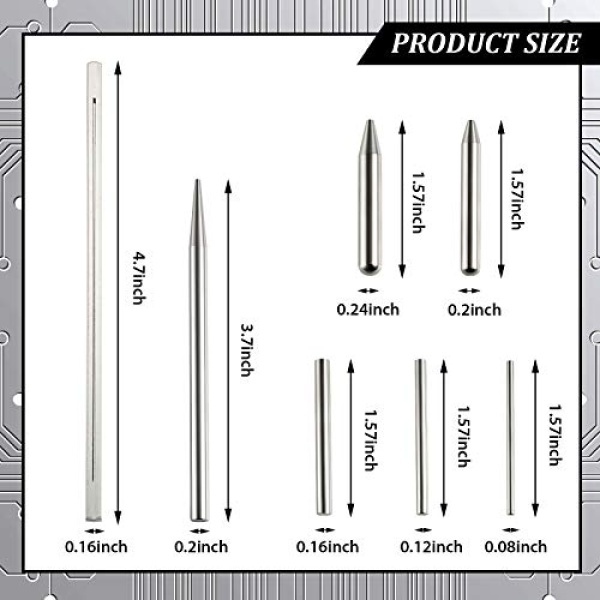 12 Metal DIY Model Kits Tool Including 7 Metal Model Long Edge Bending Tools Tab Twisting Tool Cylinder Cone Shape Bend Assist Tool 1 Clipper 4 Metal Tweezers for 3D Metal Jigsaw Puzzles Assembly - Image 7