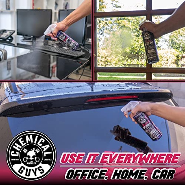 Chemical Guys CLD30116 HydroView Ceramic Glass Cleaner, Water Repellent & Protective Coating (Works on Glass, Windows, Mirrors, Navigation Screens & More; Car, Truck, SUV and Home Use), 16 fl oz - Image 5