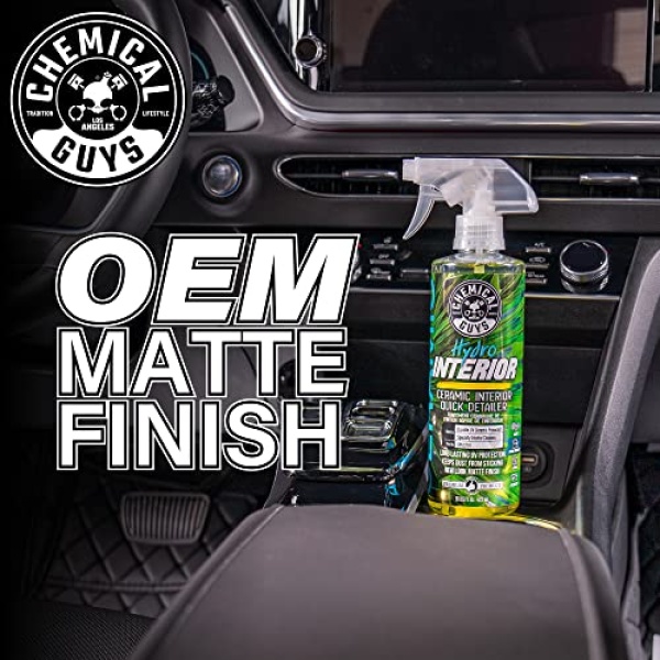 Chemical Guys SPI22716 HydroInterior SiO2 Ceramic Interior Quick Detailer and Protectant for Interiors, Furniture, Apparel, and More (Works on Plastic, Vinyl, Imitation Leather, and More), 16 fl oz - Image 5