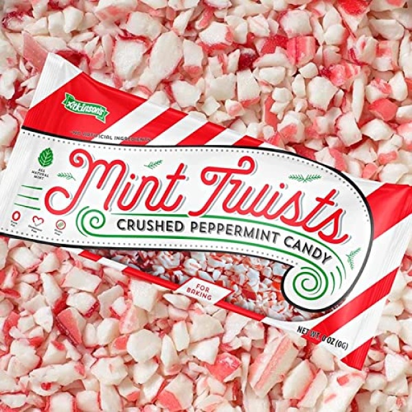 Atkinson's Mint Twists Crushed Peppermint Candy (1 Bag 8 oz) - Image 3