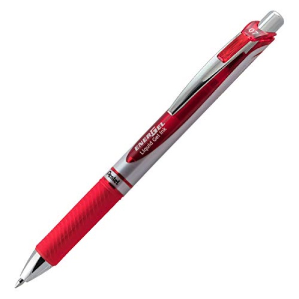 Pentel EnerGel RTX Retractable Liquid Gel Pen Canister, Red Ink, 36pk (BL77PC36B) - Image 6