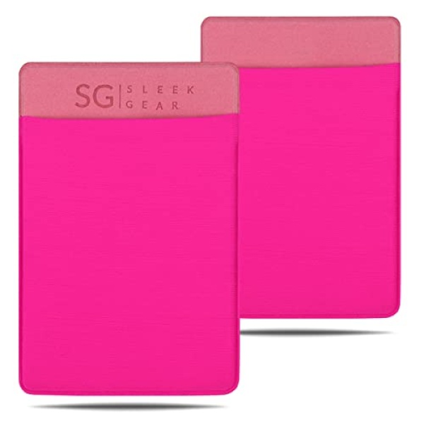 Sleek Gear Slim Wallet for Men & Women, Minimalist Wallet, Thin Wallet, Card Holder, Business Card Holder, Credit Card Wallet, ID Holder, Front Pocket Wallet with 2 Card Slots (Pink) - Image 7