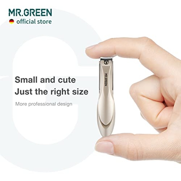 MR.GREEN Baby Safety Nail Clippers Nail Care Clippers Fingernail Cutter Newborn Baby Convenient Nail File Manicure Tools (Baby Nail Clipper+Nano Glass File) - Image 6