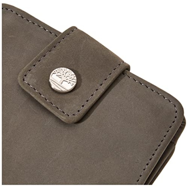 Timberland womens Leather RFID Small Indexer Wallet Billfold, Castlerock, One Size US - Image 4