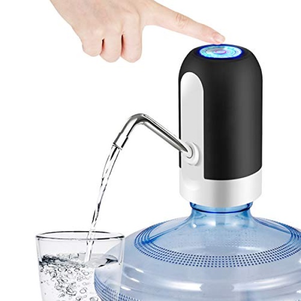 5 Gallon Water Bottle Dispenser, USB Charging Water Bottle Pump, Portable Water Dispenser Pump for Camping