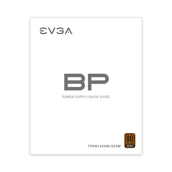 EVGA 550 BP, 80+ Bronze 550W, 3 Year Warranty, Compact 120mm Size, Power Supply 100-BP-0550-K1 - Image 8