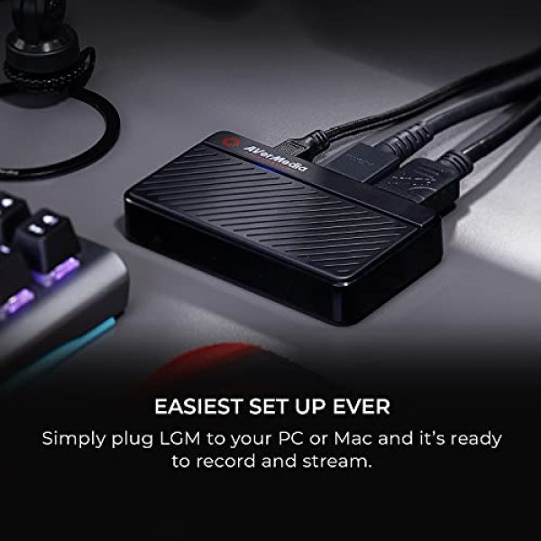 AVerMedia Live Gamer Mini Capture card, Video Stream and Record Gameplay in 1080p60 with HDMI pass-thru, Plug & Play, on OBS, Xbox series x/s, PS5, Nintendo Switch, Windows 11 / MacOs12 (GC311) - Image 4