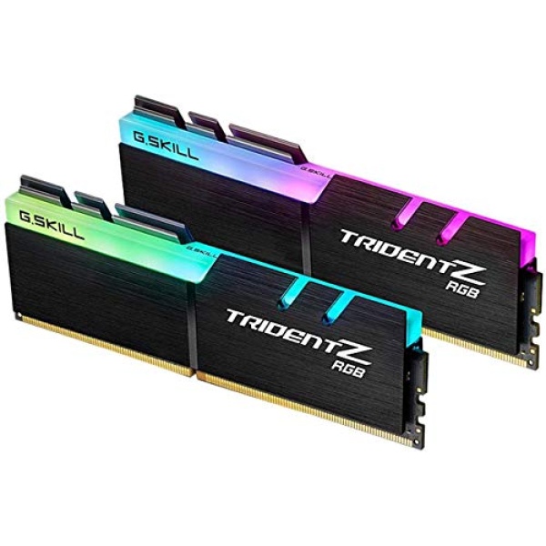 G.SKILL Trident Z RGB Series (Intel XMP) DDR4 RAM 32GB (2x16GB) 3600MT/s CL18-22-22-42 1.35V Desktop Computer Memory UDIMM (F4-3600C18D-32GTZR)