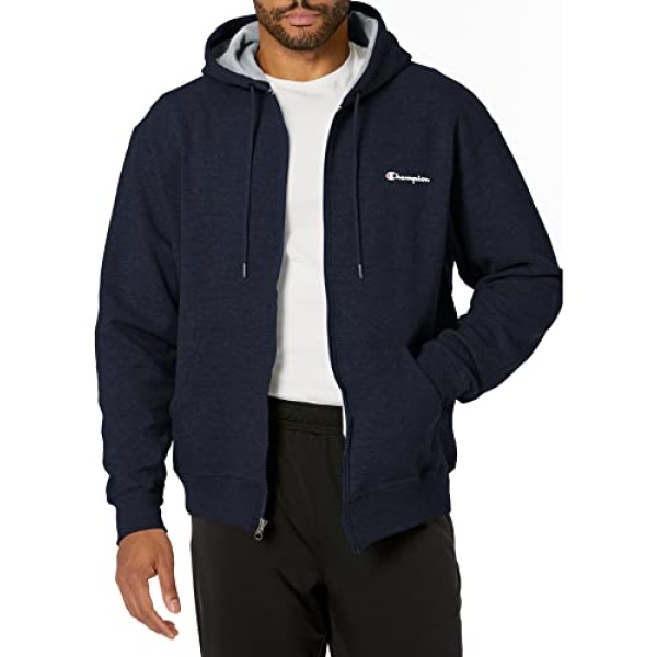 Champion Men's Zip-Up Hoodie, Powerblend, Zip-Up Hoodie Sweatshirt for Men (Reg. or Big & Tall)