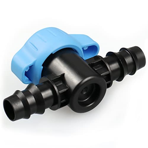 Gardrip Drip Irrigation 1/2" Switch Valve：5 Pack Drip Line 1/2 Inch Shut Off Valve Fits of 1/2 Inch Drip Irrigation Tubing (.570-.620" ID) for Garden Lawn Irrigation System - Image 7