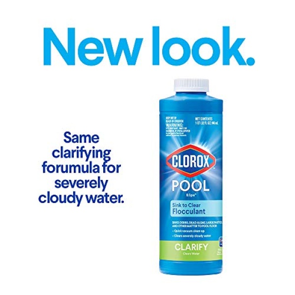 Clorox Pool&Spa Sink to Clear Flocculant, 1-Quart 59232CLX - Image 7