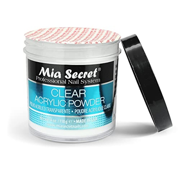 Mia Secret Clear Acrylic Powder (4oz) - Image 4