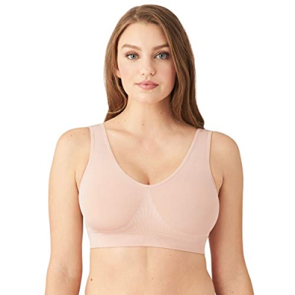 Wacoal womens Smooth Bralette Bra, Rose Dust, 36 US