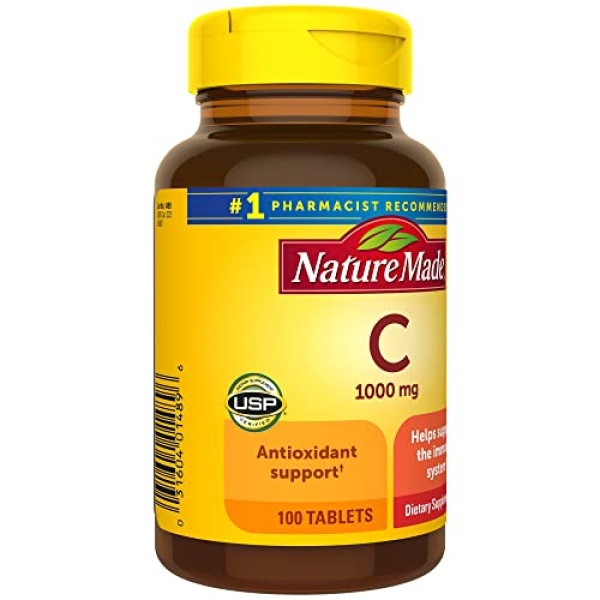 Nature Made Extra Strength Vitamin C 1000 mg, Dietary Supplement for Immune Support, 100 Tablets, 100 Day Supply - Image 4