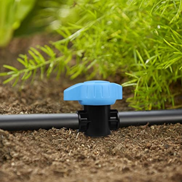 Gardrip Drip Irrigation 1/2" Switch Valve：5 Pack Drip Line 1/2 Inch Shut Off Valve Fits of 1/2 Inch Drip Irrigation Tubing (.570-.620" ID) for Garden Lawn Irrigation System - Image 3