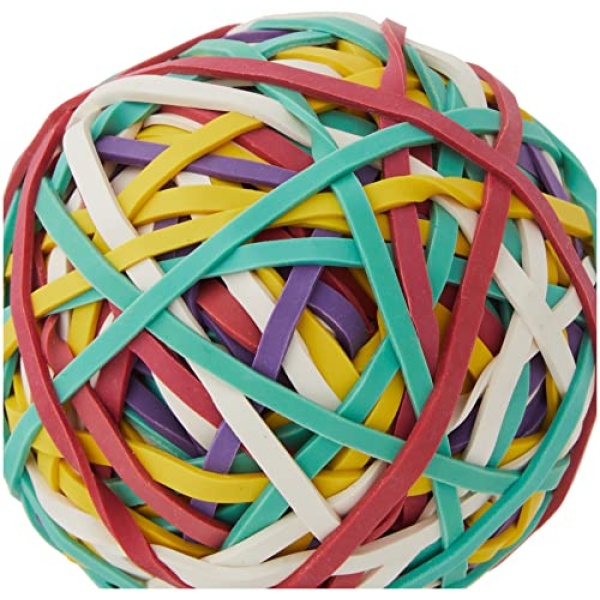 U Brands Ball Of Rubber Bands, Assorted Colors - Image 3