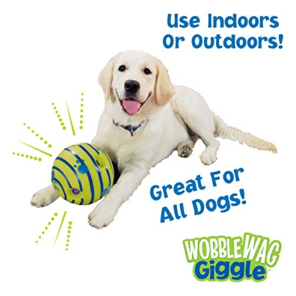 Wobble Wag Giggle Ball, Interactive Dog Toy, Fun Giggle Sounds When Rolled or Shaken, Pets Know Best, As Seen On TV - Image 4