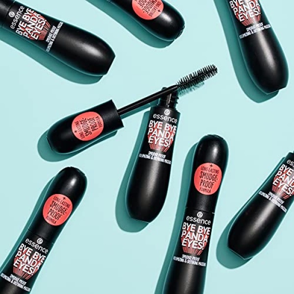 essence | Bye Bye Panda Eyes Tubing Mascara | Smudge-proof, Volumizing Definition | Vegan, Cruelty Free, Free From Parabens & Oils (Pack of 1) - Image 3