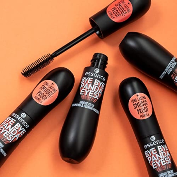 essence | Bye Bye Panda Eyes Tubing Mascara | Smudge-proof, Volumizing Definition | Vegan, Cruelty Free, Free From Parabens & Oils (Pack of 1) - Image 2