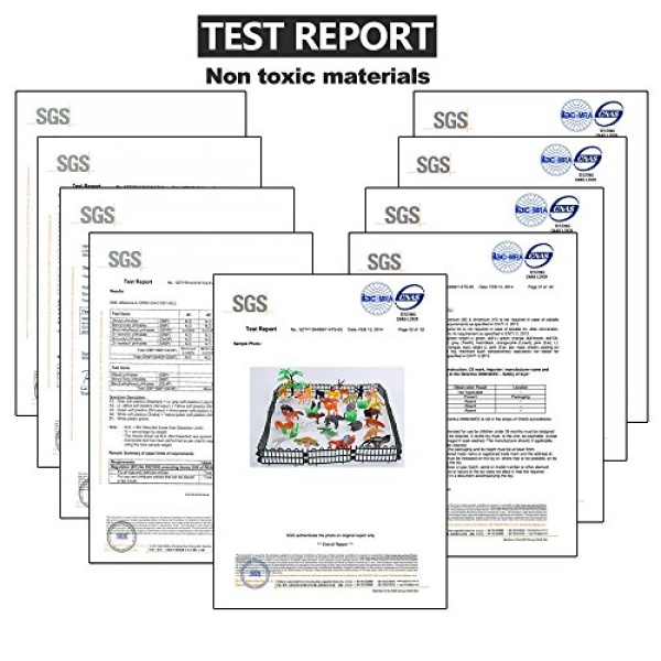 Animals Figure,54 Piece Mini Jungle Animals Toys Set,ValeforToy Realistic Wild Vinyl Plastic Animal Learning Party Favors Toys for Boys Girls Kids Toddlers Forest Small Animals Playset Cupcake Topper - Image 3