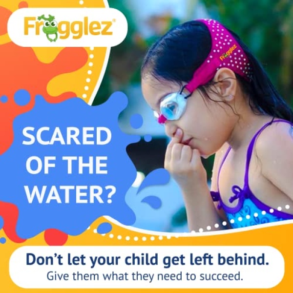 Frogglez Pain-Free Swim Goggles for Kids Under 10 (Ages 3-10), No Hair Pulling, Recommended by Olympic Swimmers - Image 3