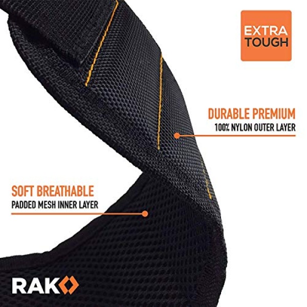 RAK Magnetic Wristband for Holding Screws, Nails and Drill Bits for Men - Made from Premium Ballistic Nylon with Lightweight Powerful Magnets - Stocking Stuffer for Men - Image 7