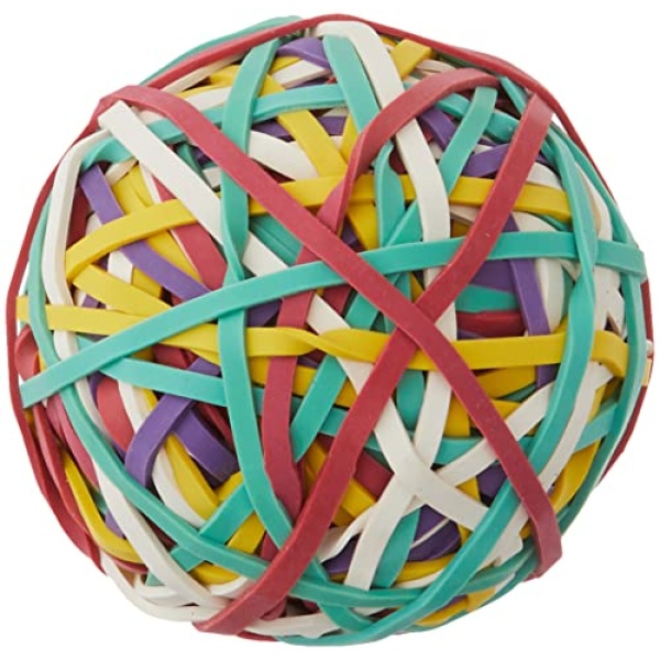 U Brands Ball Of Rubber Bands, Assorted Colors - Image 4