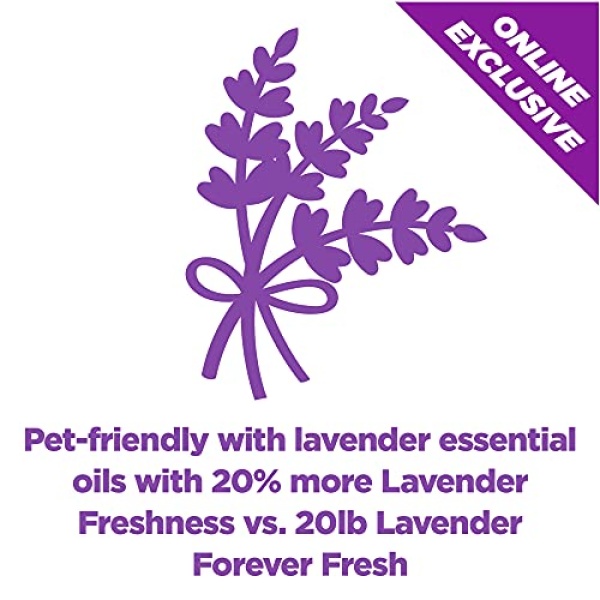 Arm & Hammer Forever Fresh Clumping Cat Litter Lavender, MultiCat 18lb with 20% More Lavender Freshness, Pet Friendly with Essential Oils - Image 16