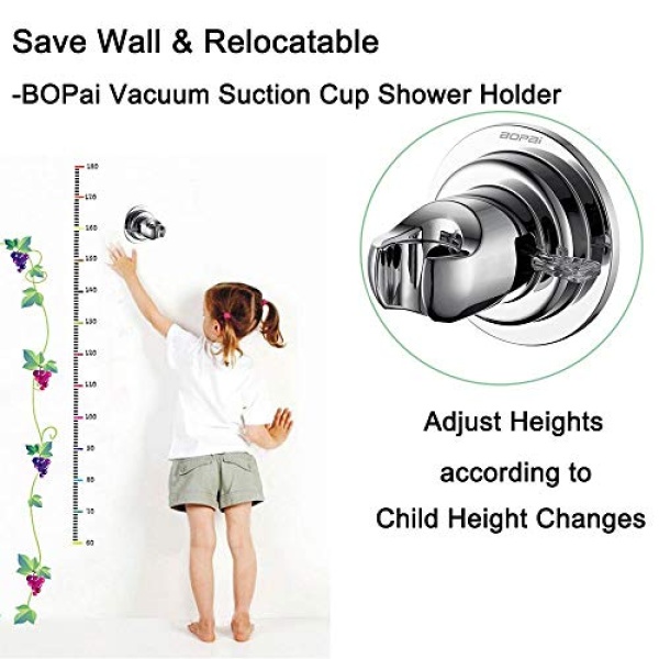 BOPai Vacuum Suction Shower Head Holder, Relocatable Handheld Showerhead Holder - Image 6