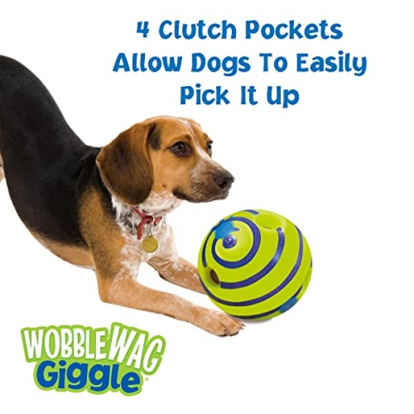 Wobble Wag Giggle Ball, Interactive Dog Toy, Fun Giggle Sounds When Rolled or Shaken, Pets Know Best, As Seen On TV - Image 6